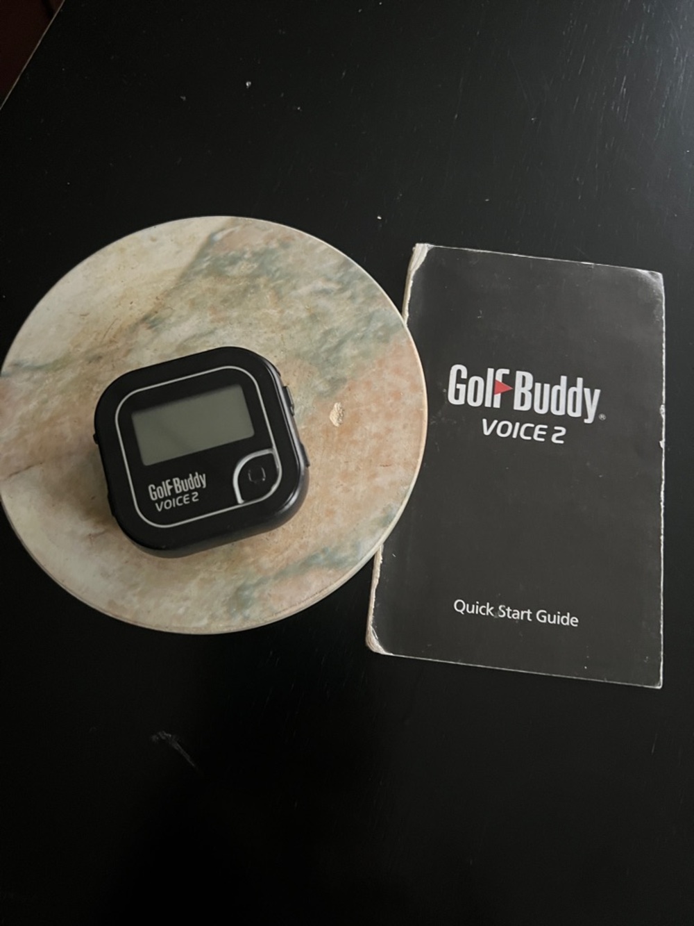 Voice 2 Golf GPS Pedometer - Black